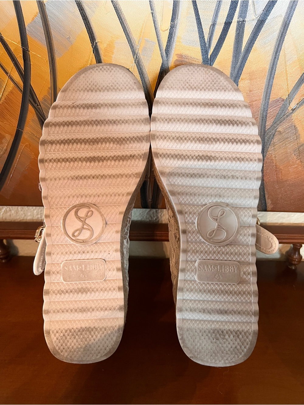 Sam & Libby Isla Espadrille Mary Jane Platform Flats - Picture 10 of 13